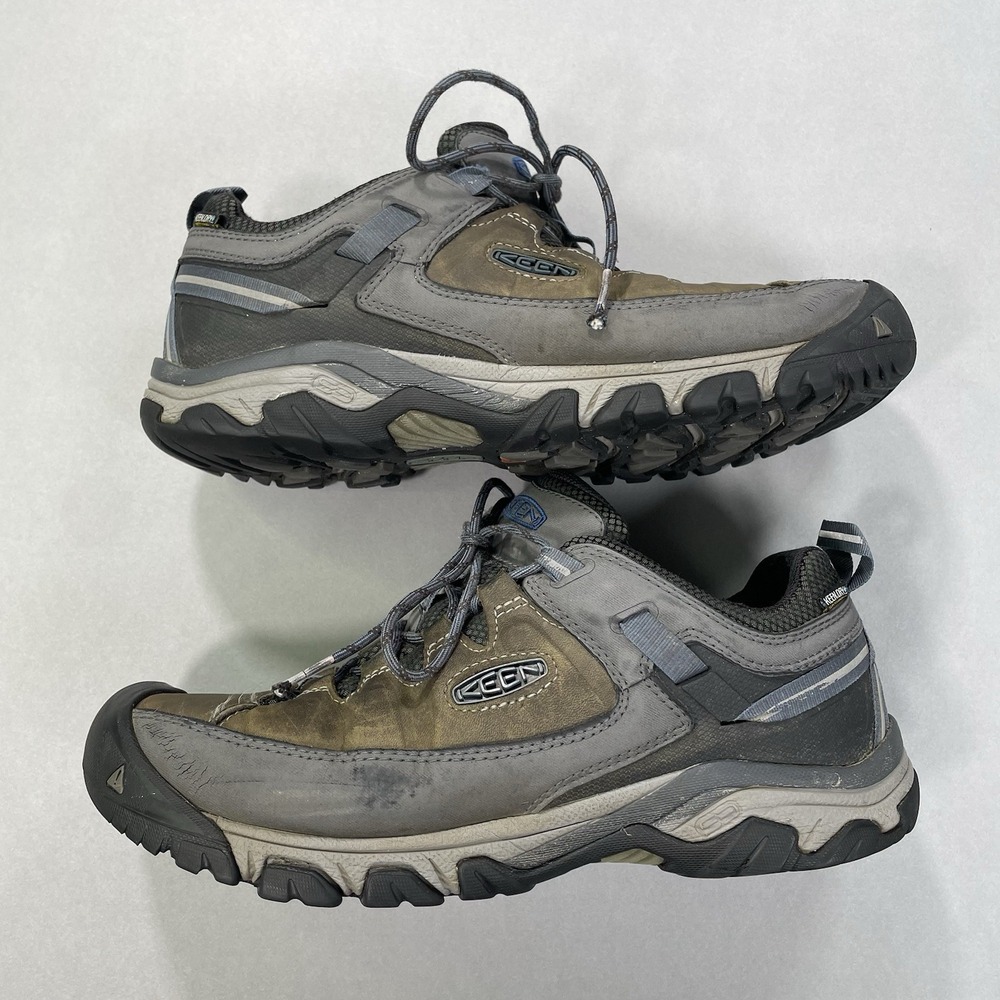 KEEN Targhee III WP Men's Size 12 Lace-Up Waterproof Work & Hiking Shoes Brown